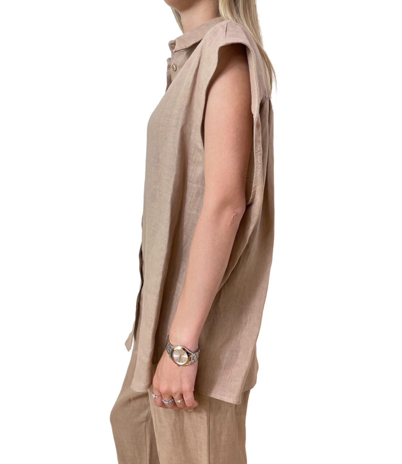 Dixie Camicia Camel Donna