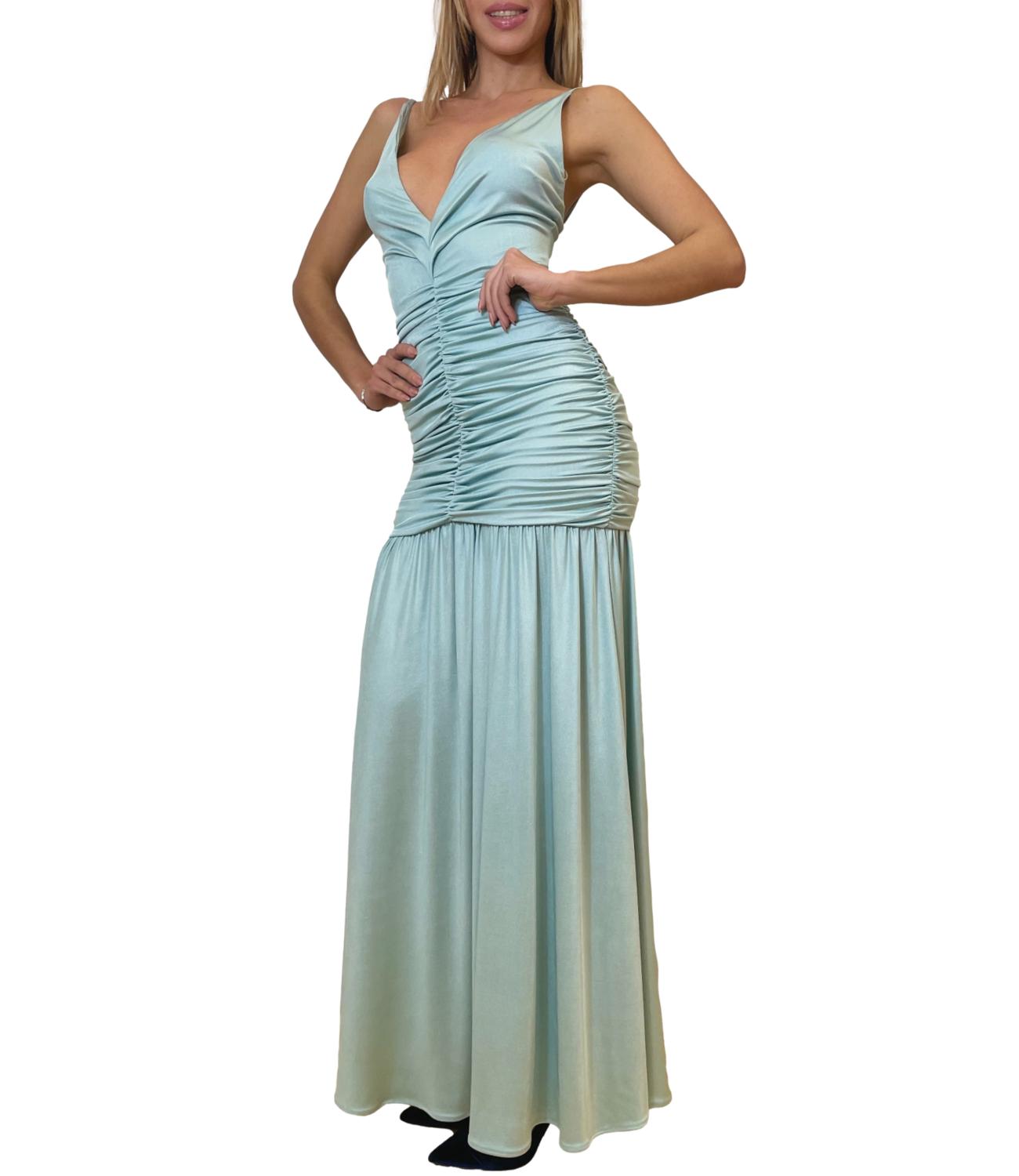 Silence Limited Abito Azzurro Donna