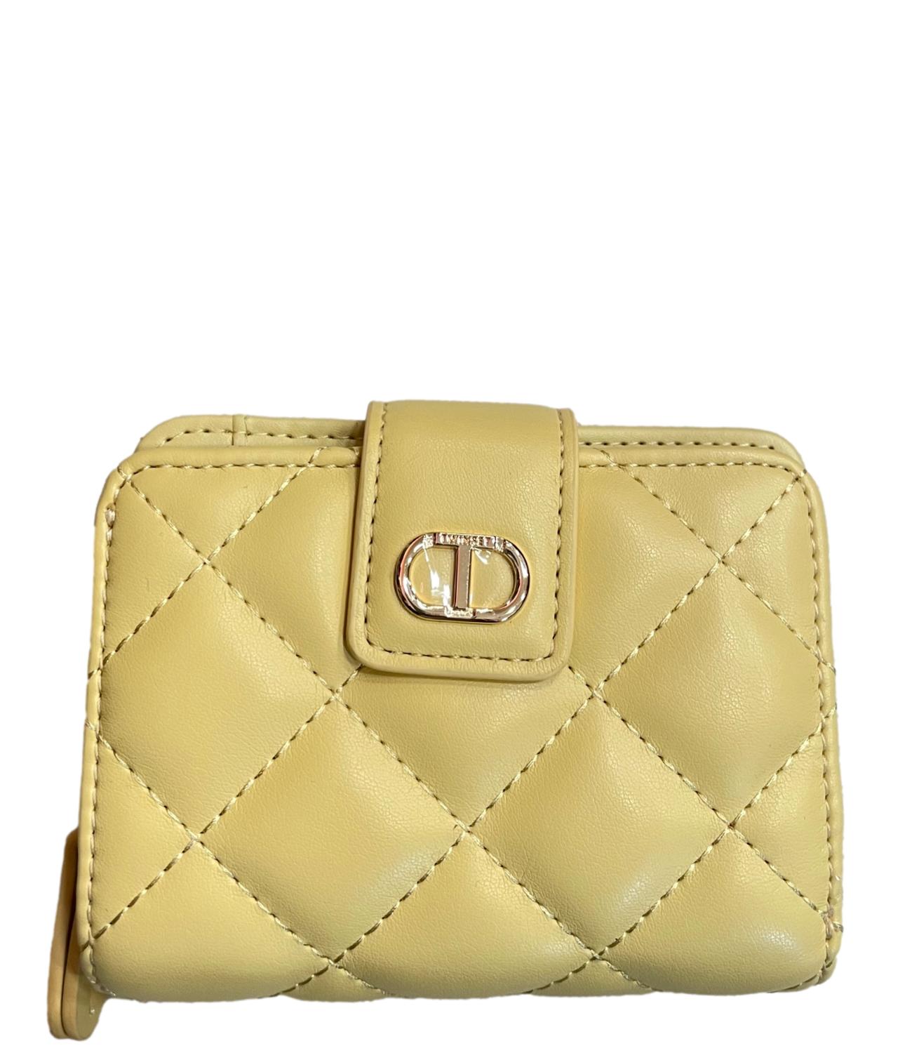 Twinset portafoglio crema donna