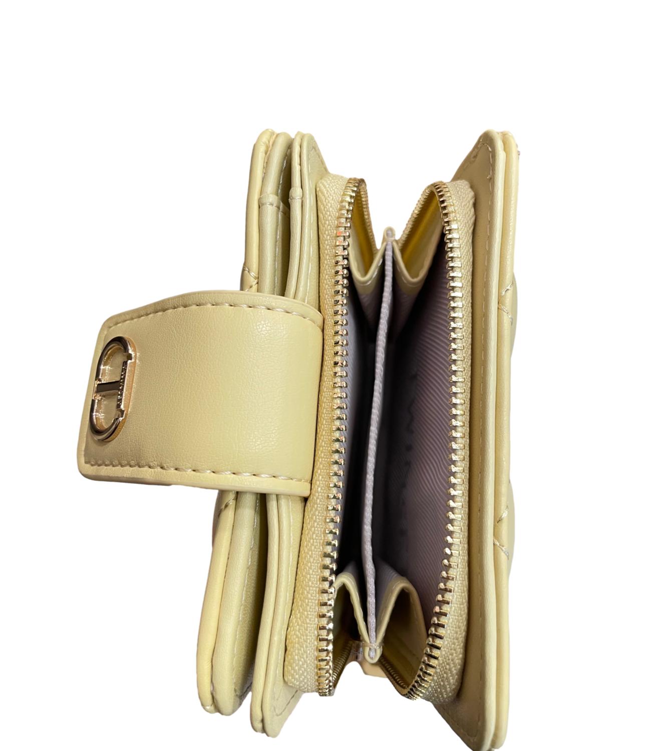 Twinset portafoglio crema donna