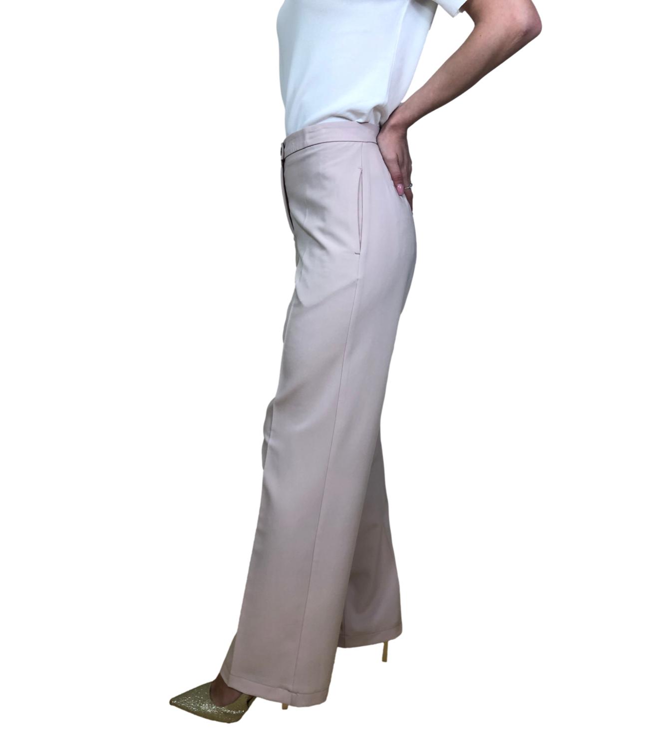 Vicolo pantalone rosa cipria donna