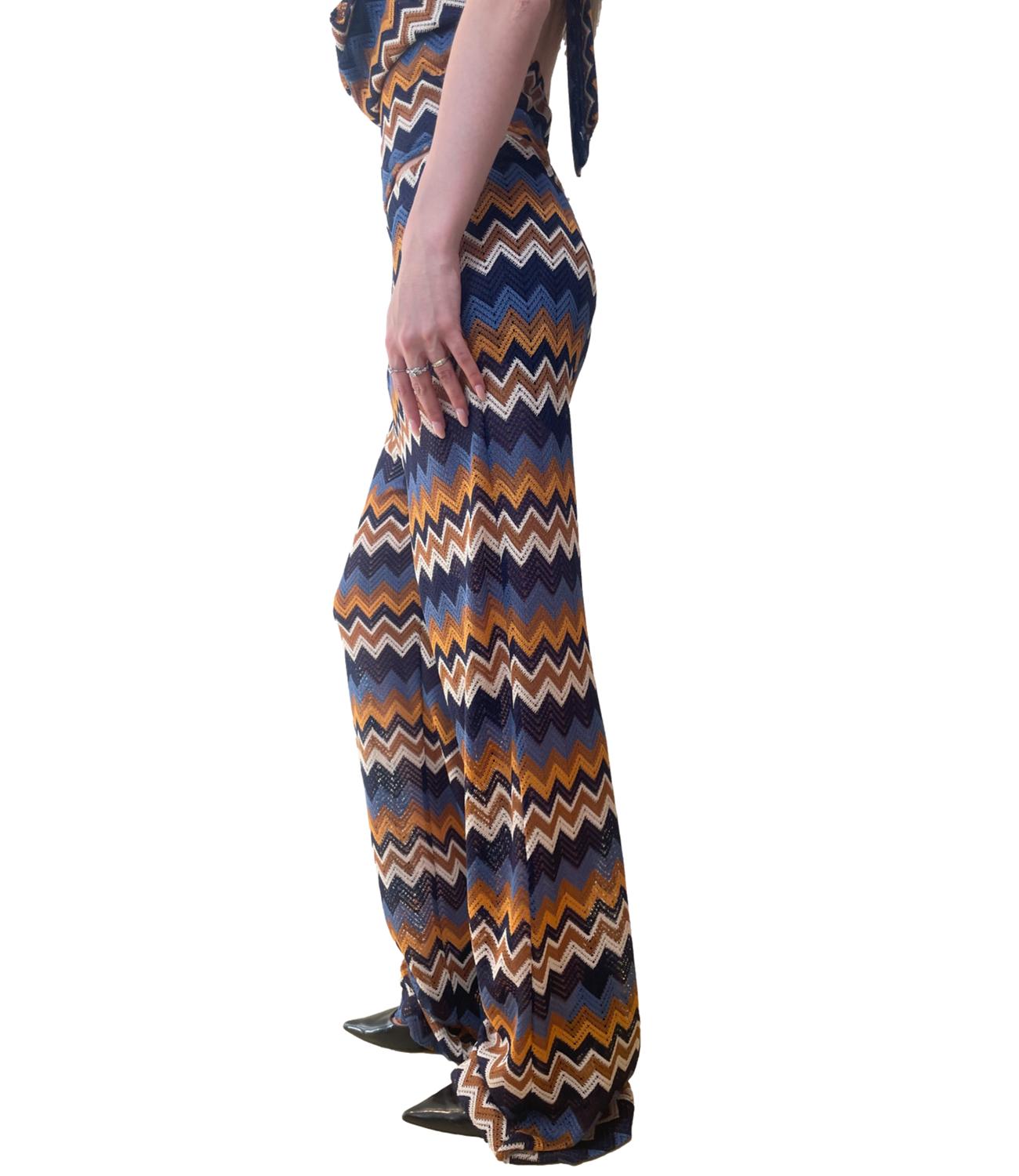 Vicolo pantalone multicolor donna