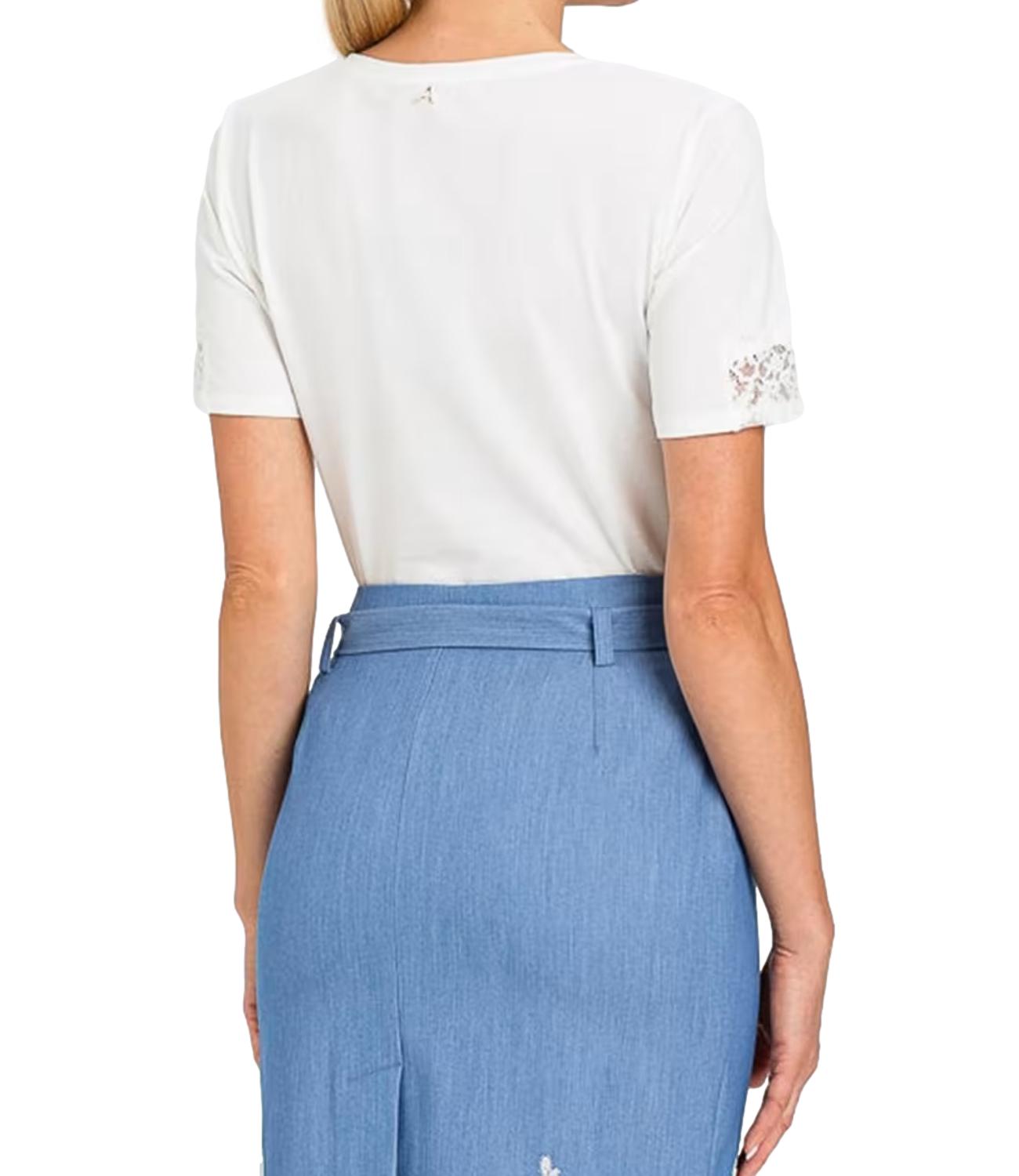 ActitudeTwinset T-shirts in cotone bianco Donna