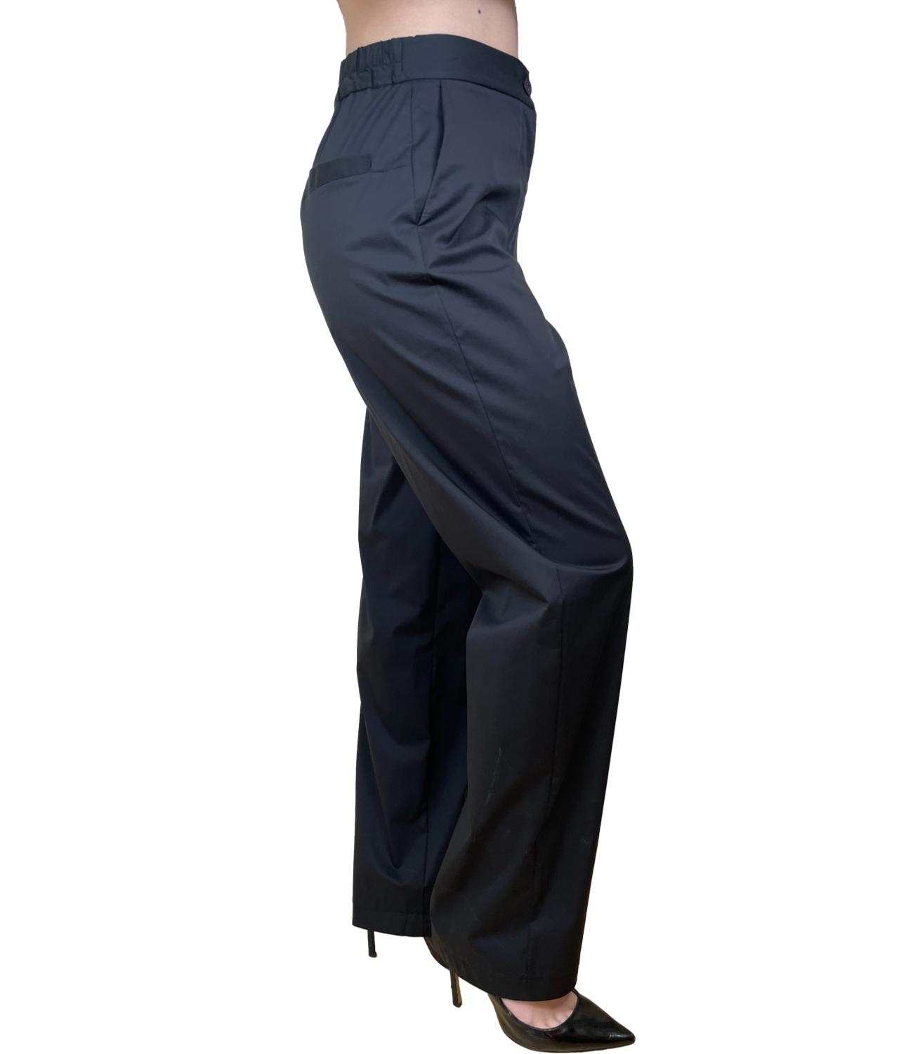 Angela Davis Pantalone Nero da Donna