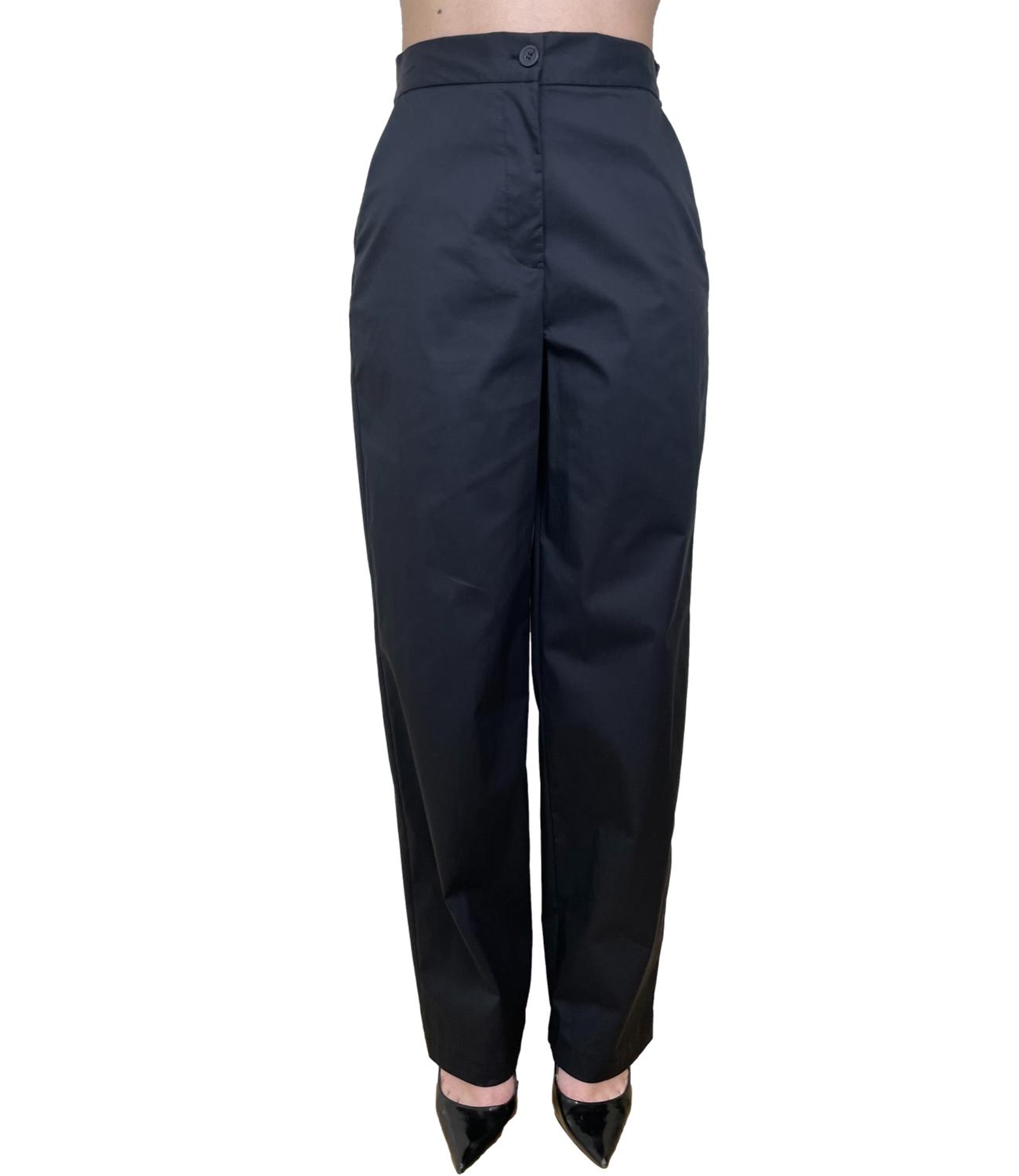 Angela Davis Pantalone Nero da Donna