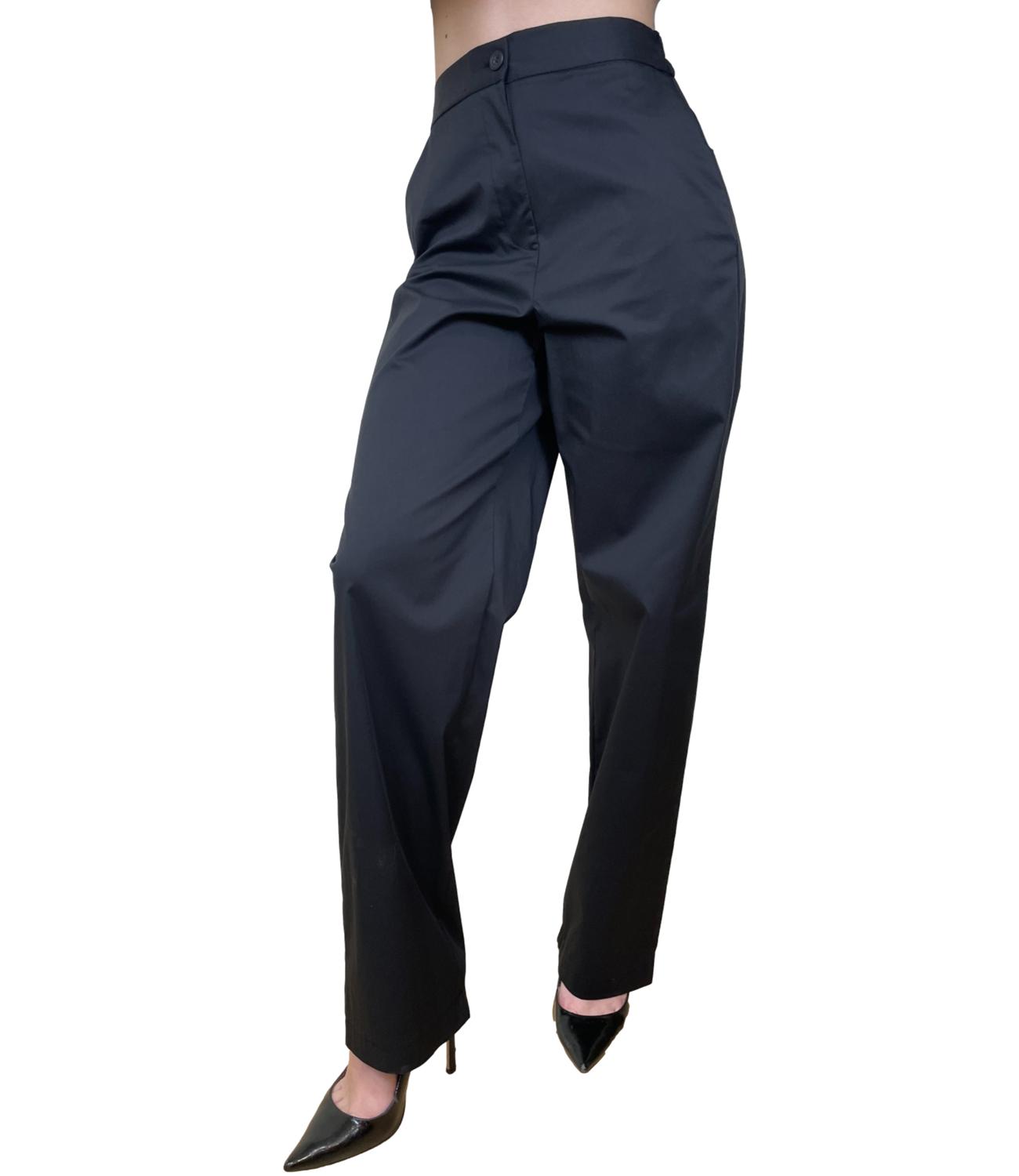 Angela Davis Pantalone Nero da Donna