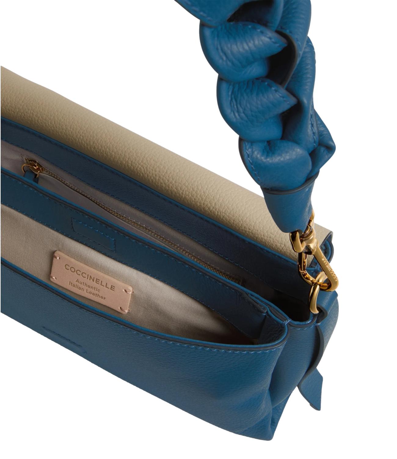 COCCINELLE borsa deep blue/sabbia donna