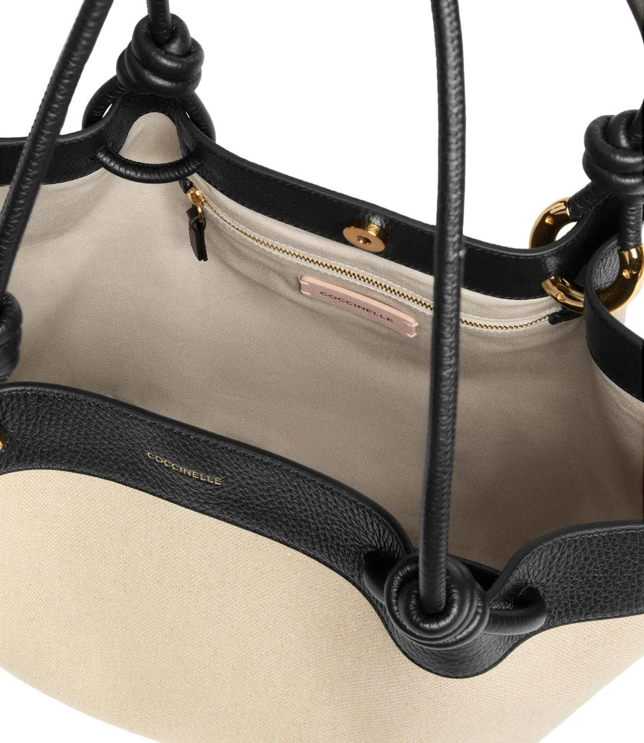 COCCINELLE borsa natural/nero donna