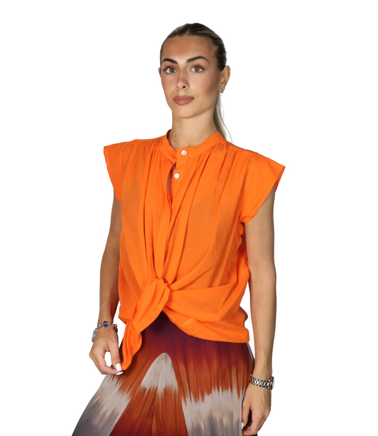 Dixie Camicia Arancio da Donna