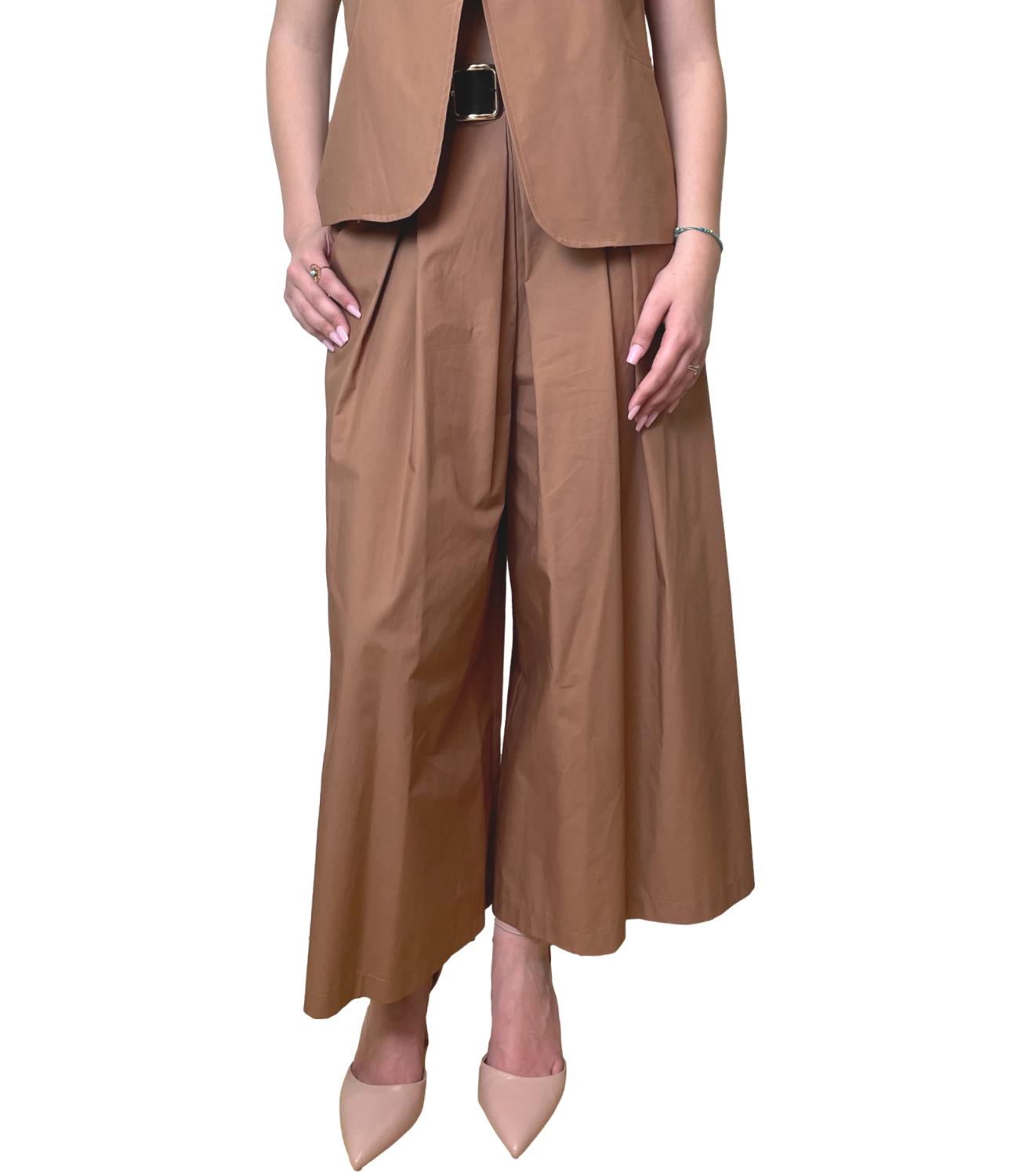 Dixie Pantalone Cognac Donna