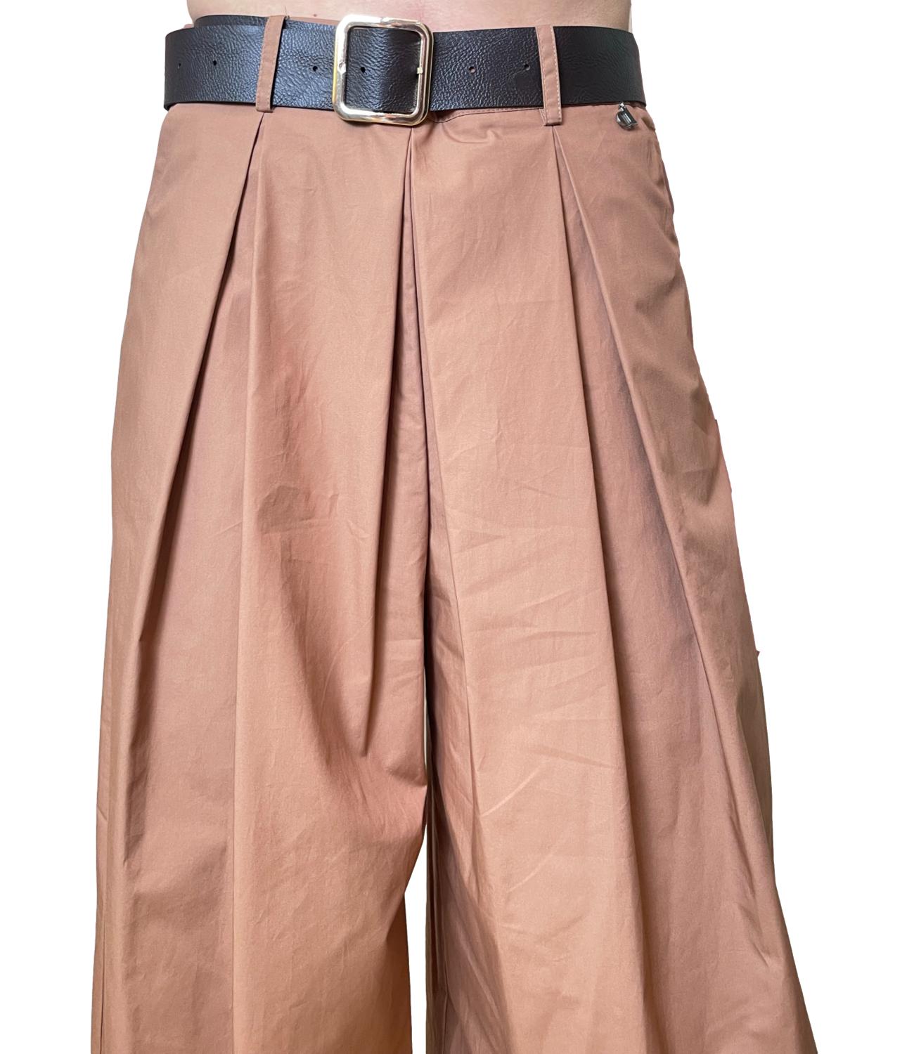 Dixie Pantalone Cognac Donna