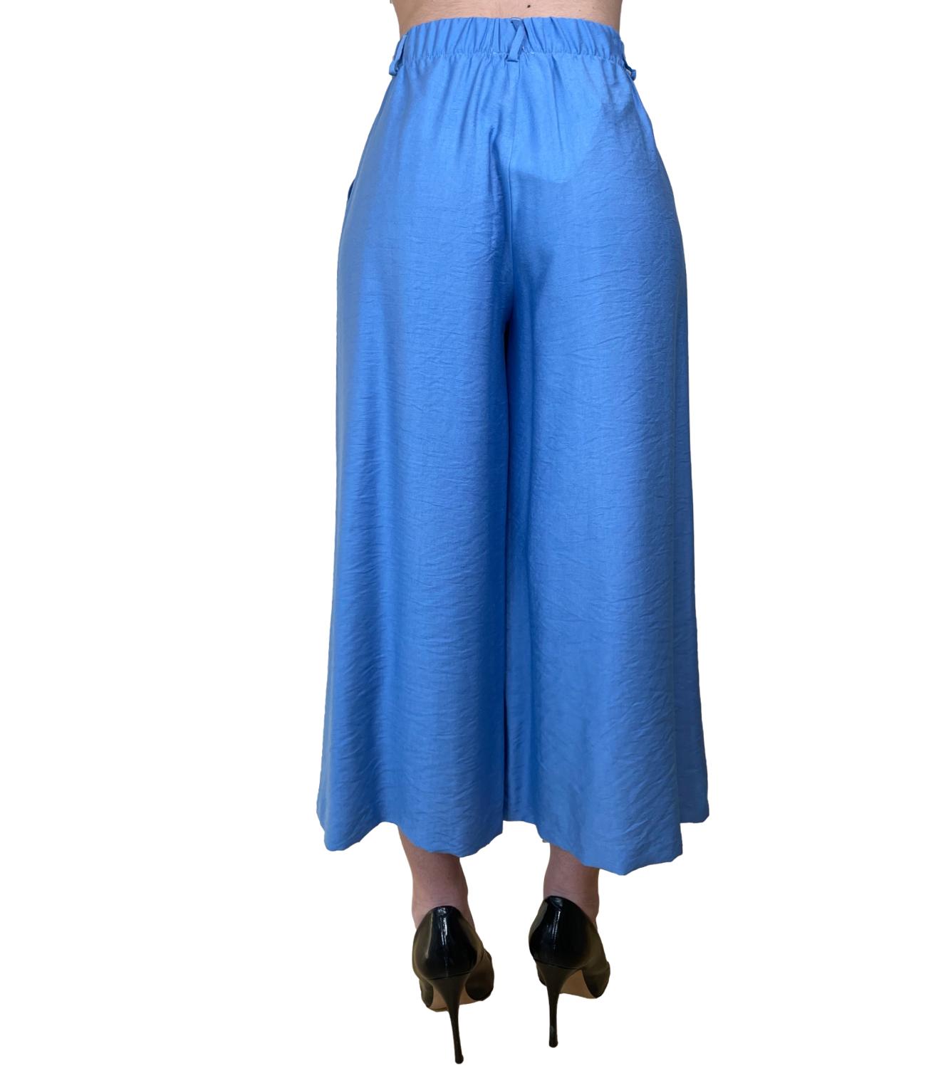 Dixie Pantalone Celeste Donna