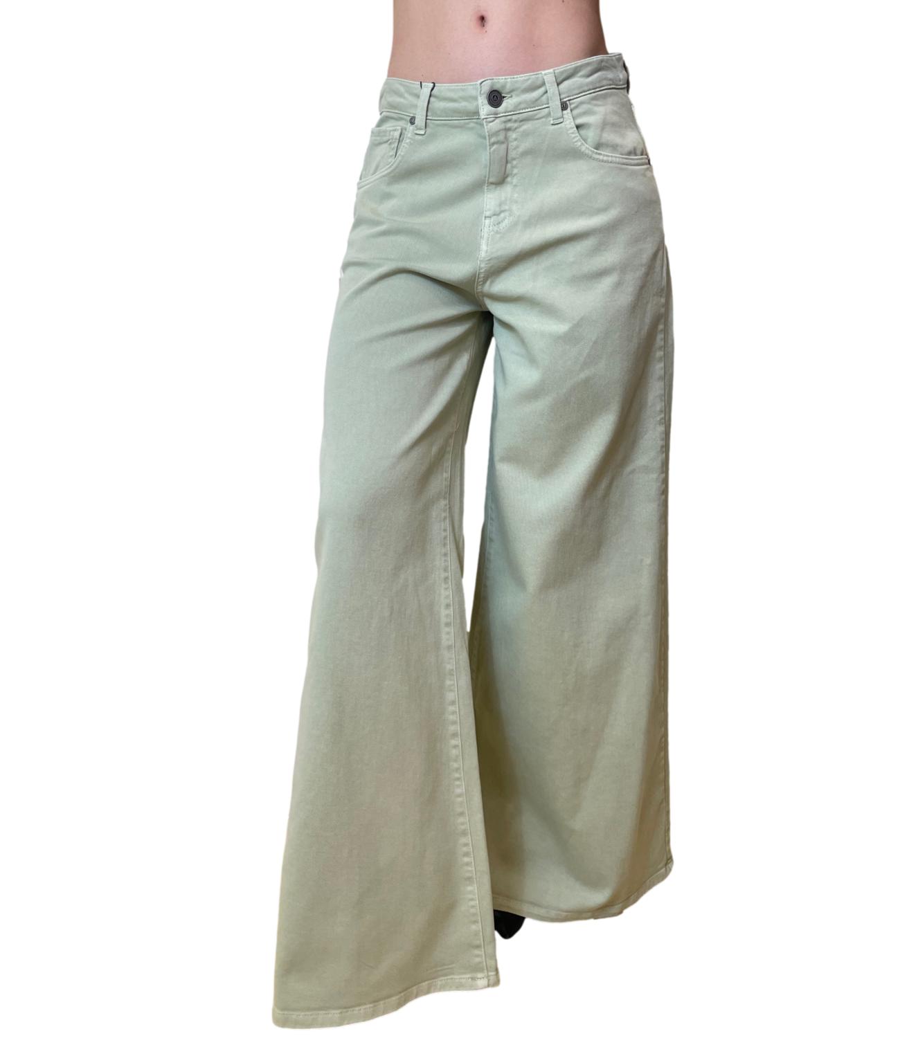 Dixie Pantalone Salvia da Donna