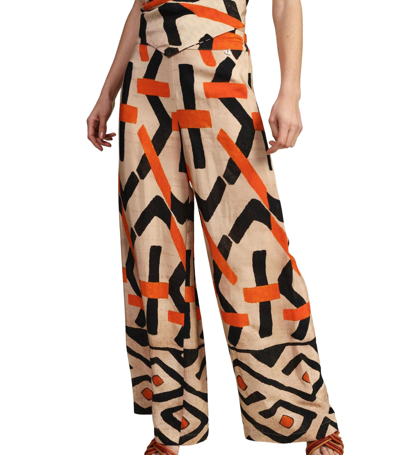 Dixie Pantalone Multicolor da Donna