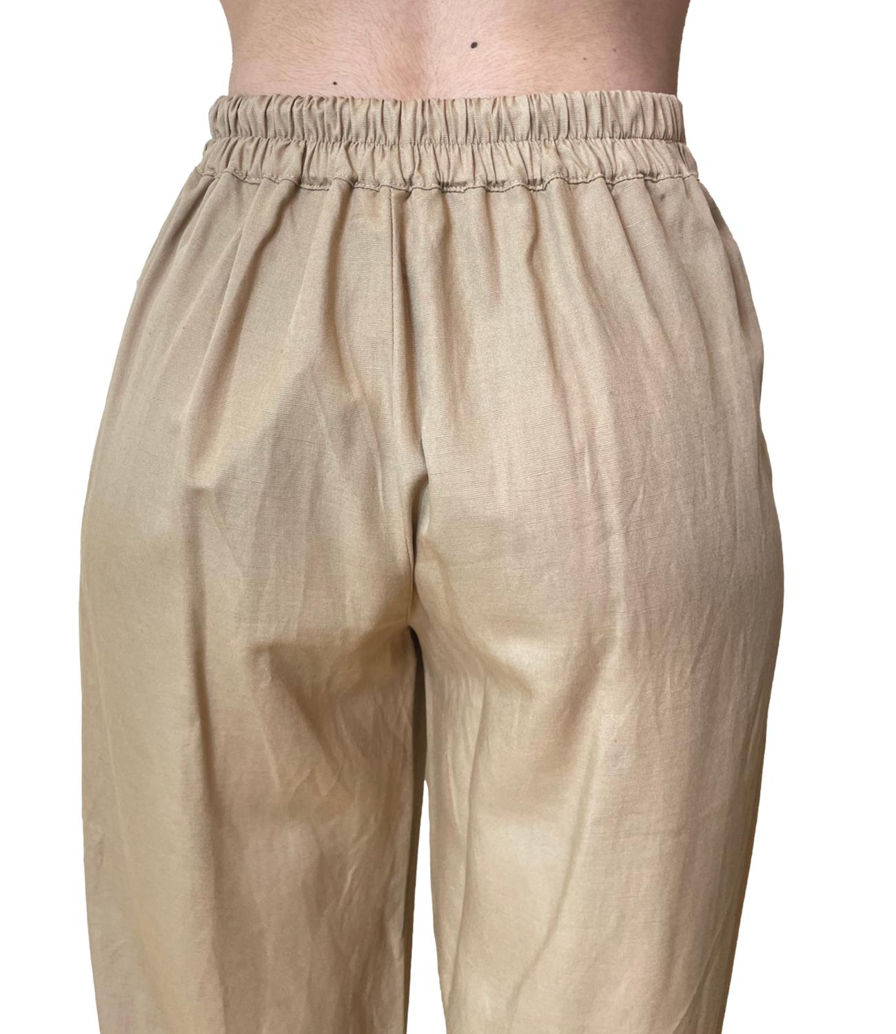 Dixie Pantalone Camel da Donna