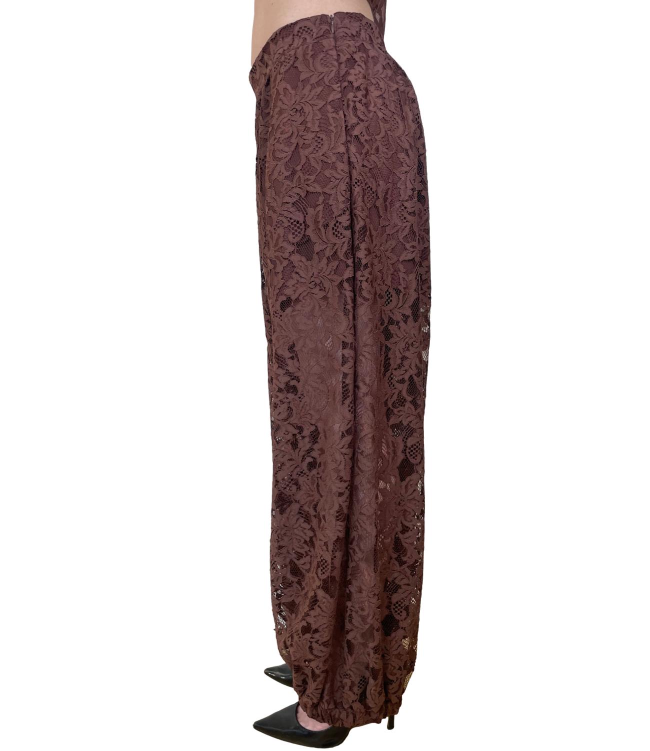 Dixie Pantalone Pizzo Moro Donna