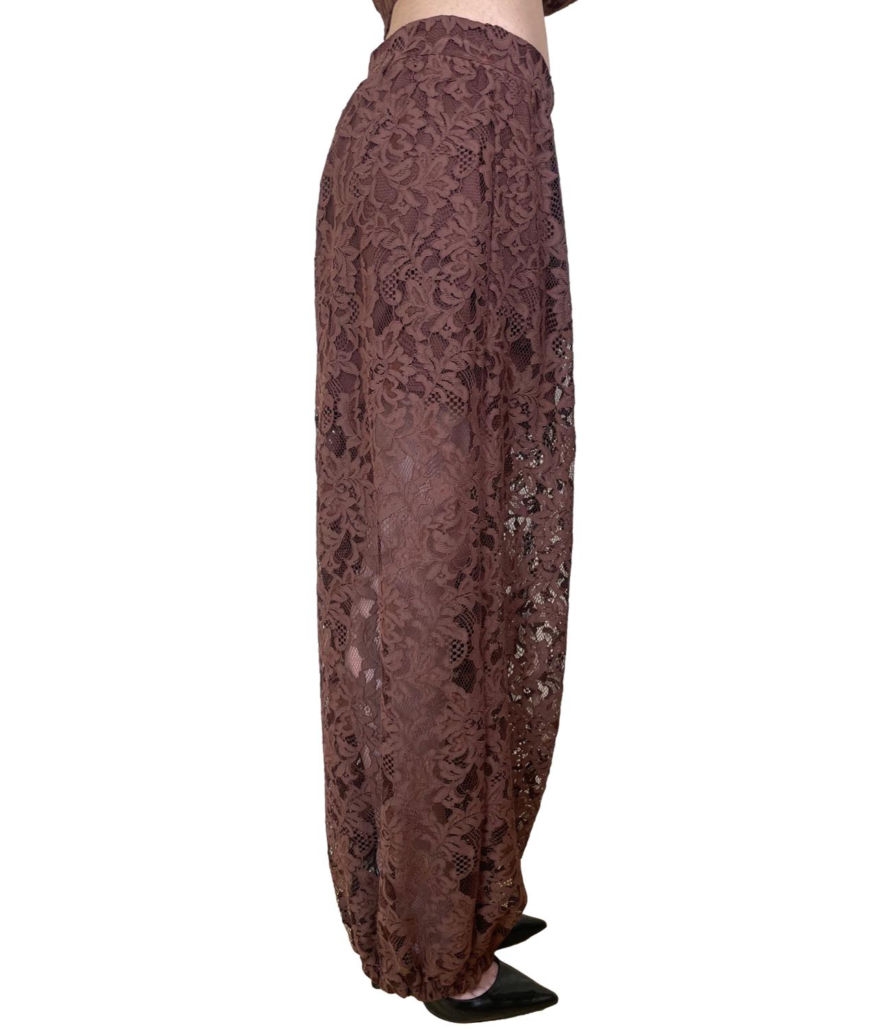 Dixie Pantalone Pizzo Moro Donna