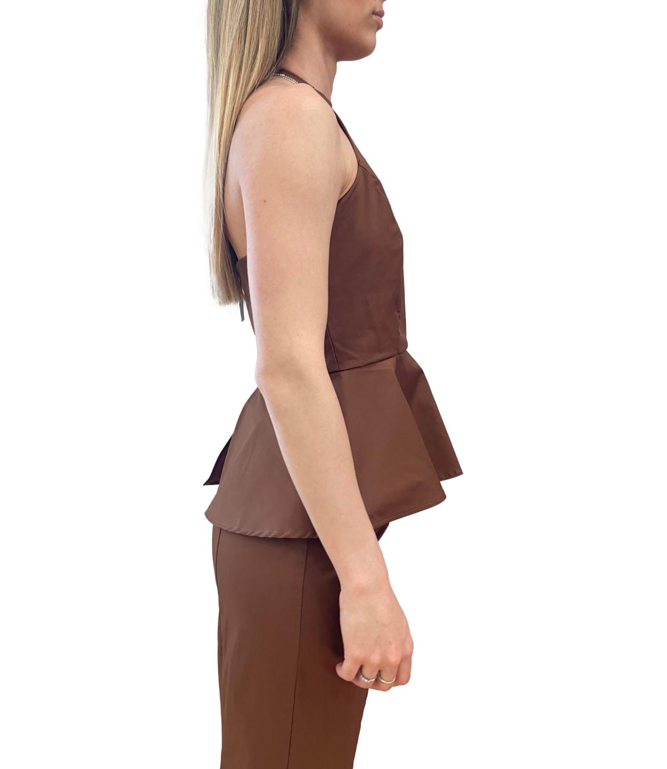 Dixie Top Cognac Donna