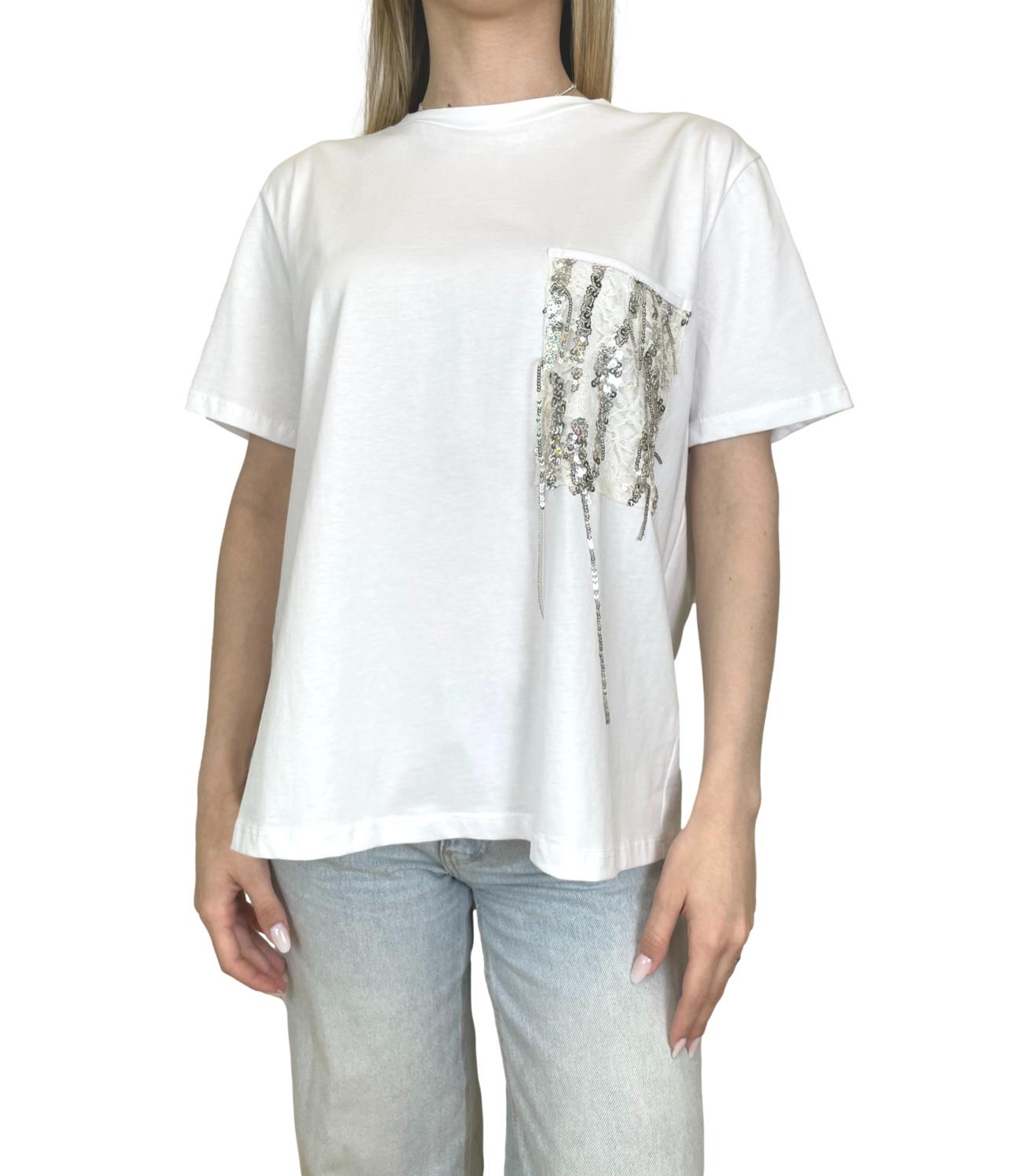 Dixie T-Shirt Bianco da Donna