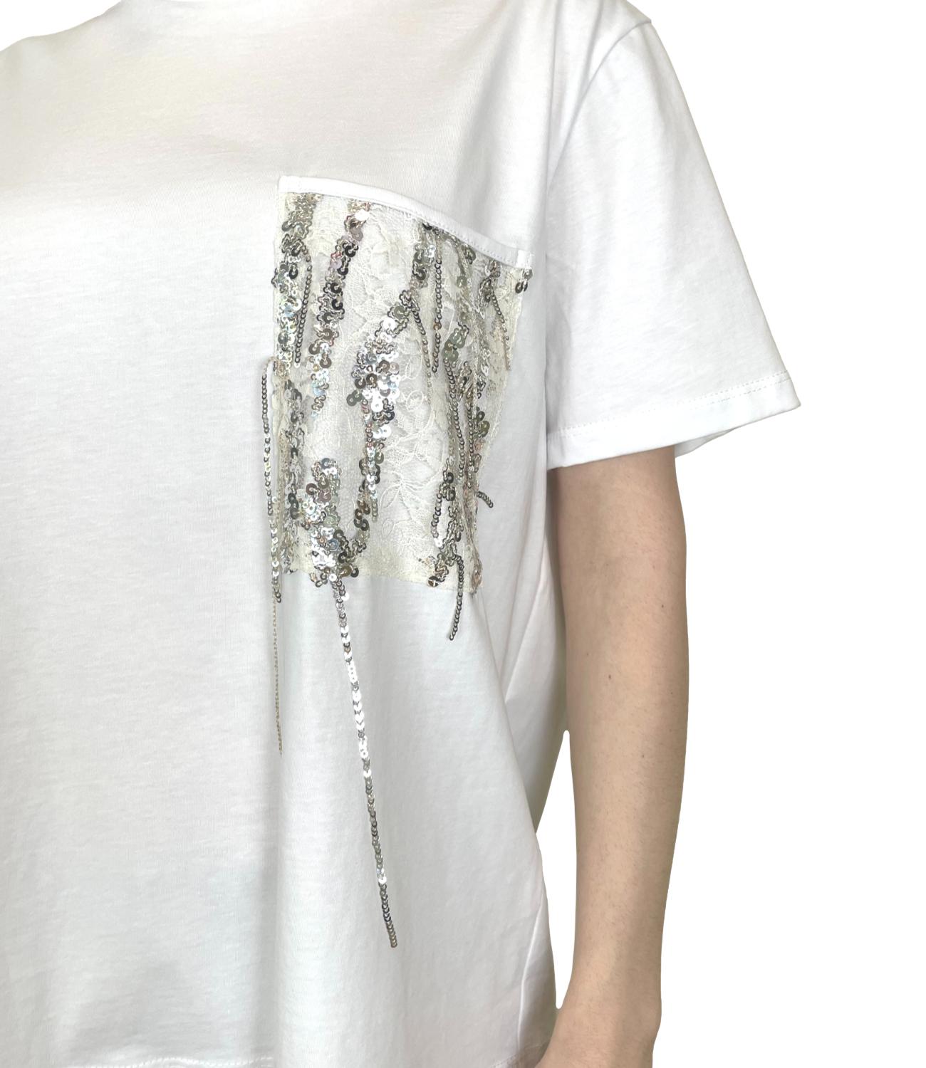 Dixie T-Shirt Bianco da Donna