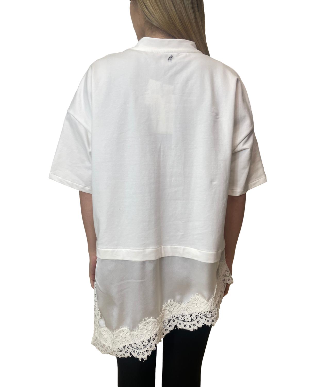 Dixie T-Shirt Latte Donna