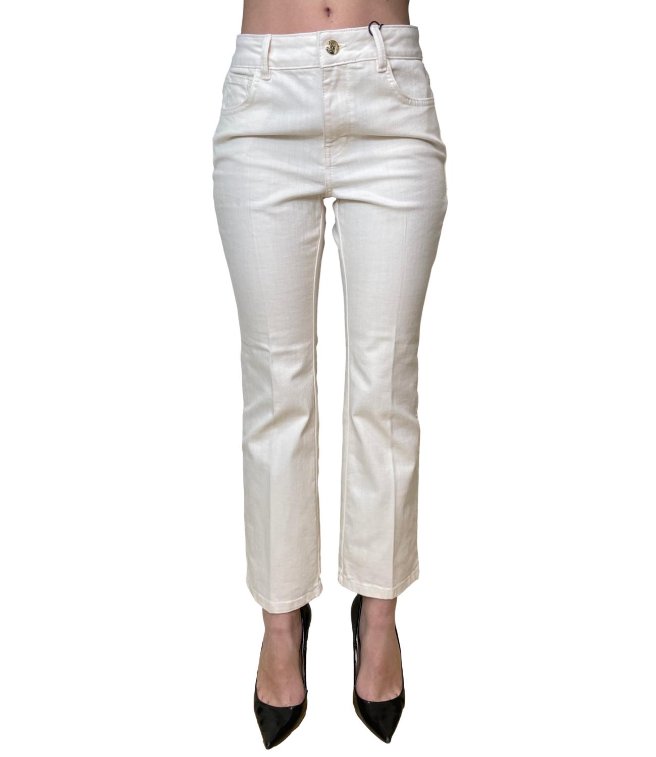 Emme Marella Pantalone Bianco da Donna