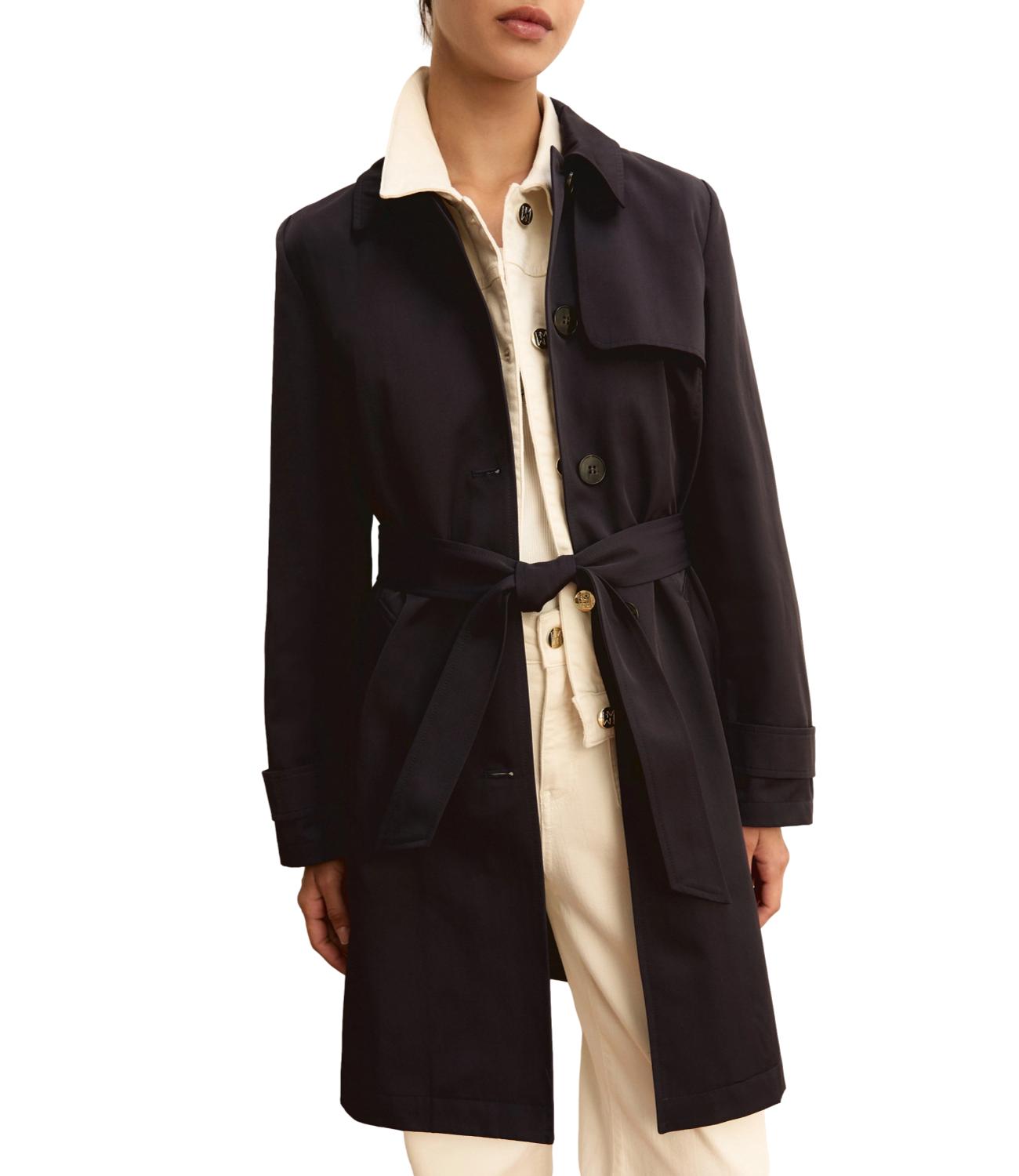 Emme Marella Impermeabile/Trench Blu da Donna