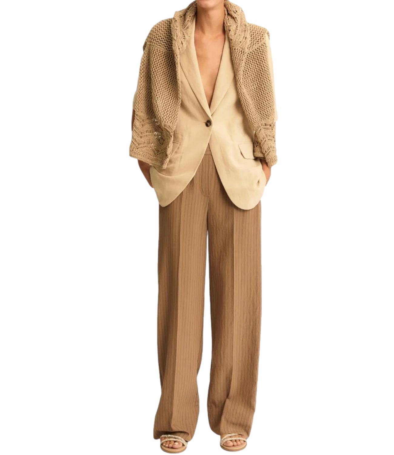 Emme Marella Giacca Beige da Donna