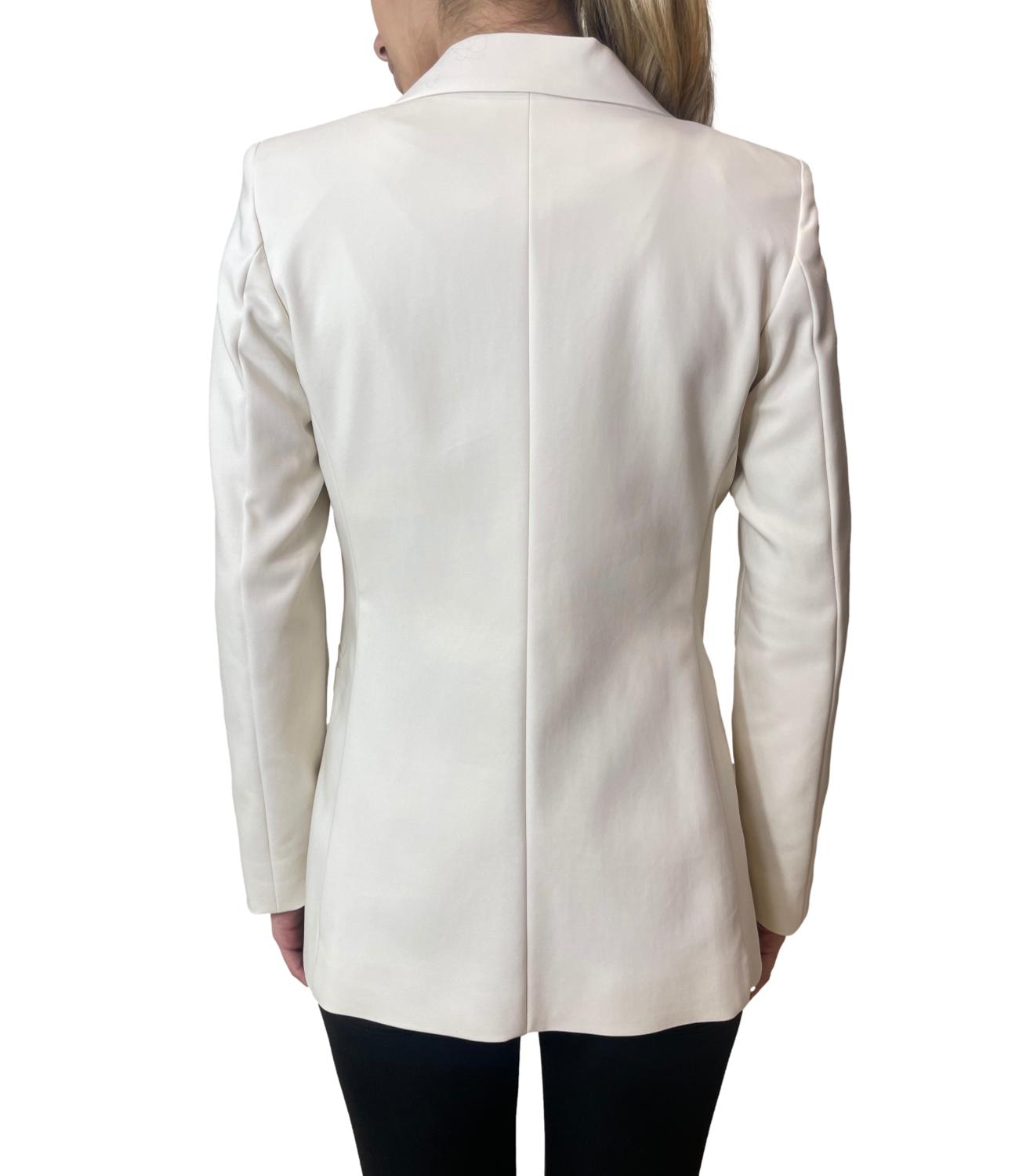 Emme Marella Giacca Bianco Lana da Donna