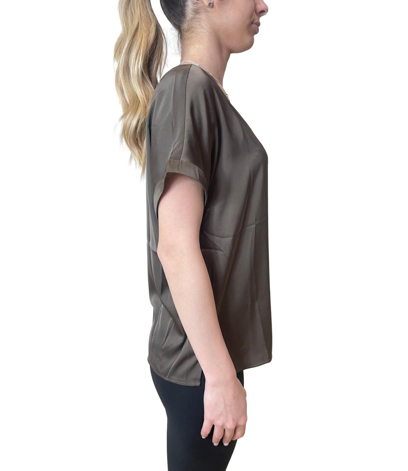 Emme Marella Camicia Kaki da Donna