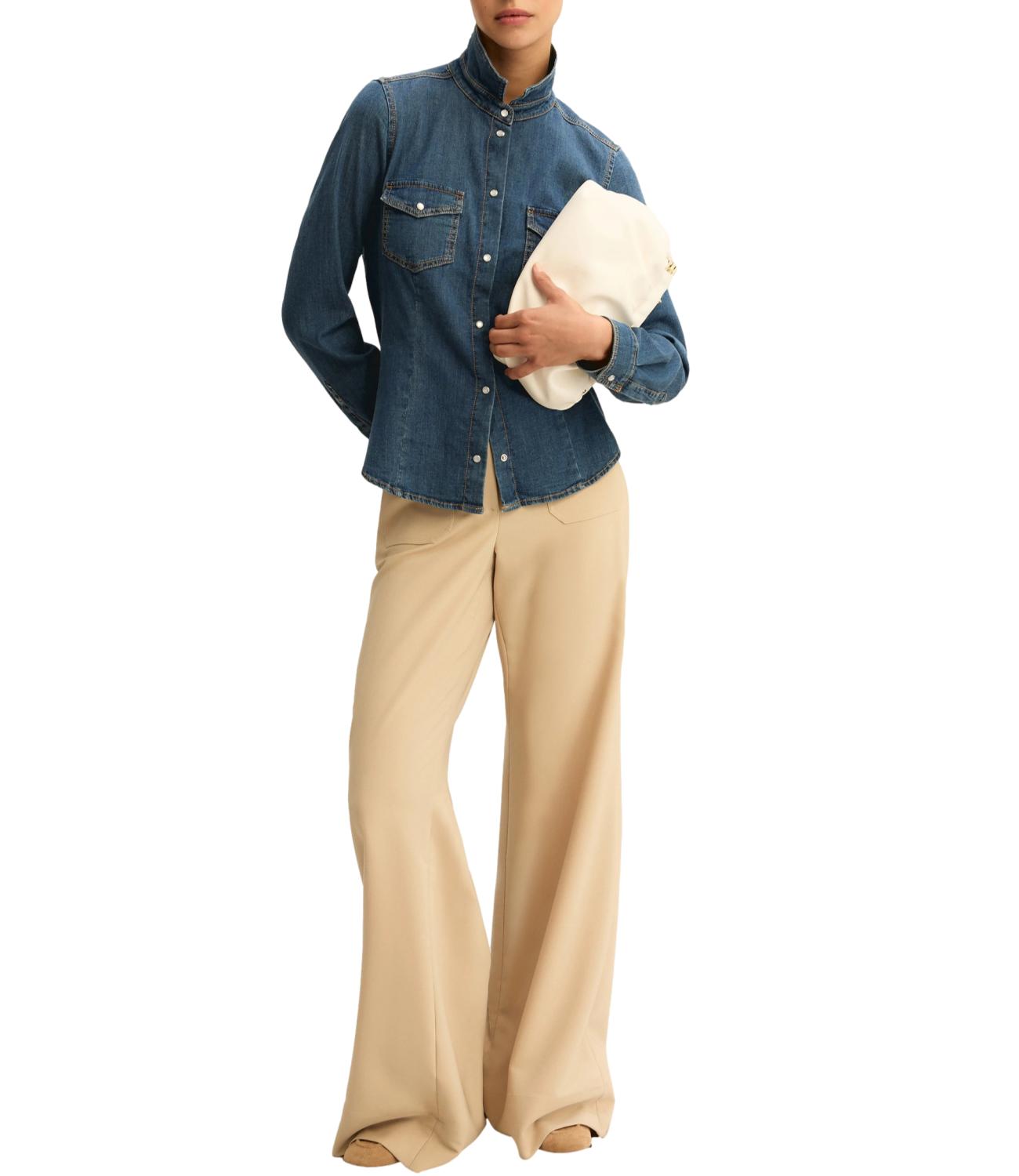 Emme Marella Camicia Blue Jeans da Donna