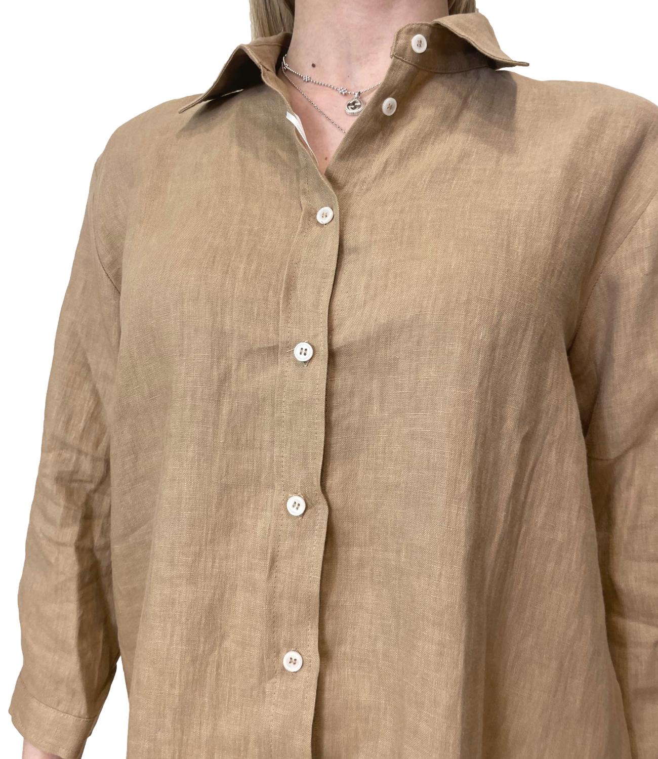Emme Marella Camicia Emmgirello Ecru Donna