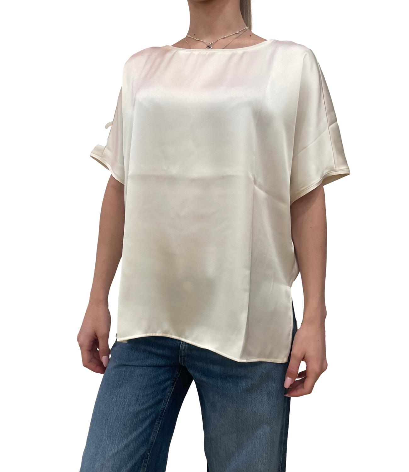 Emme Marella Camicia Emmranghi Bianco Lana Donna