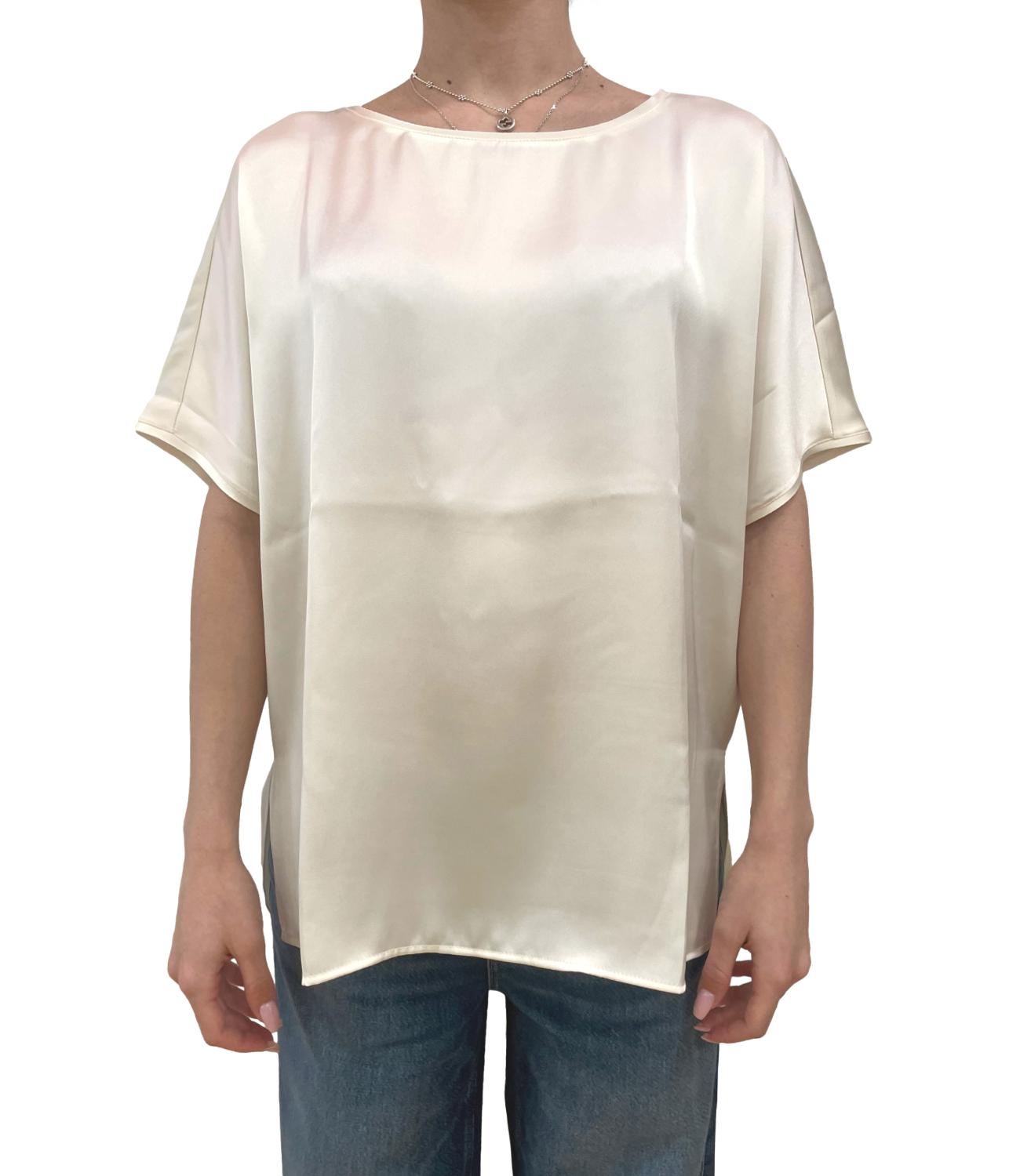 Emme Marella Camicia Emmranghi Bianco Lana Donna