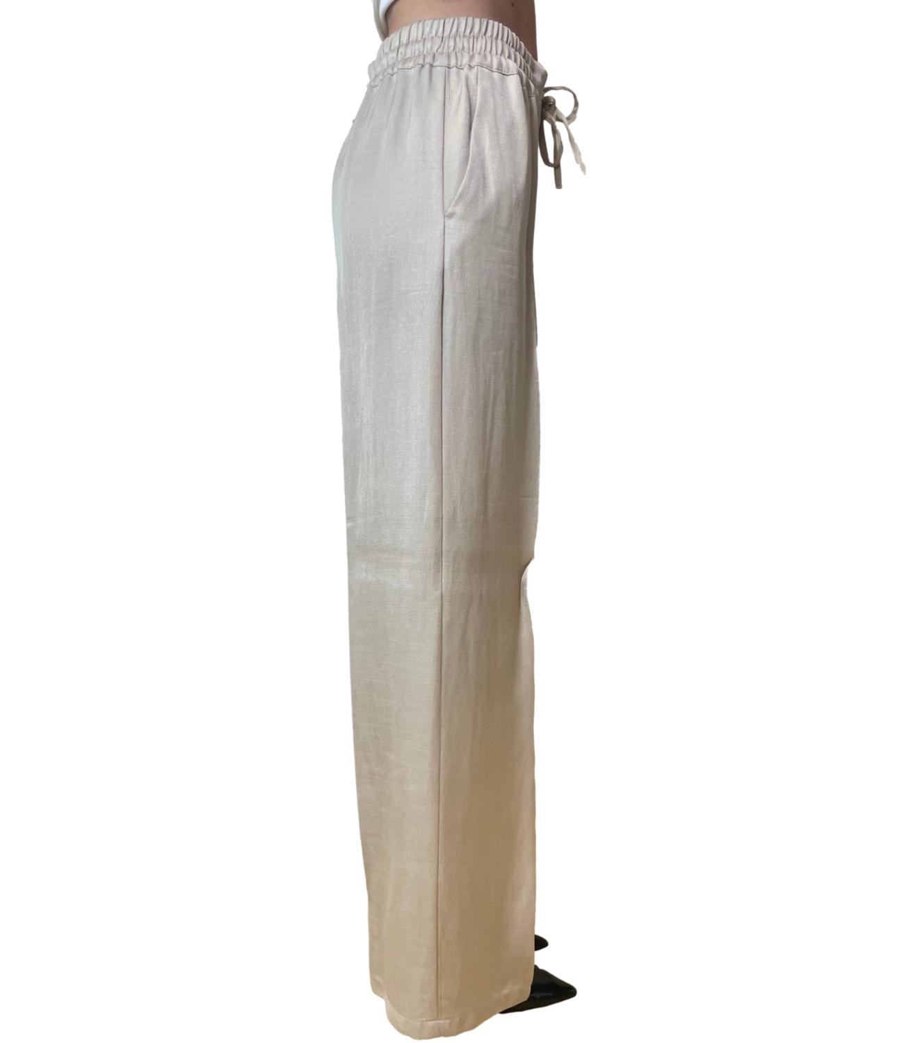 Emme Marella Pantalone Emmpacche Beige Donna