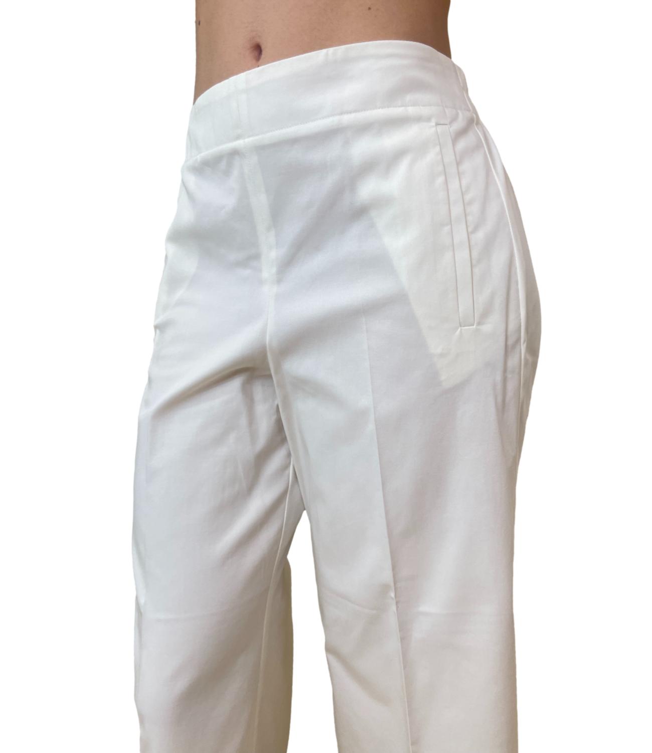 Emme Marella pantalone Emmdischi bianco donna