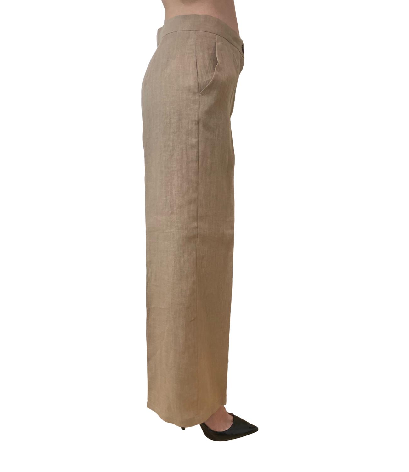 Emme Marella Pantalone Ecru da Donna