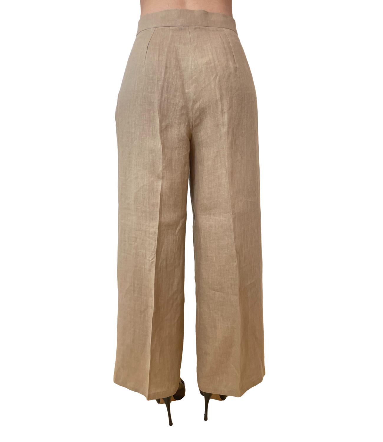 Emme Marella Pantalone Ecru da Donna