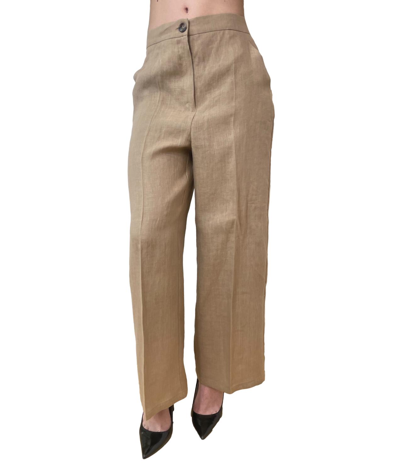 Emme Marella Pantalone Ecru da Donna
