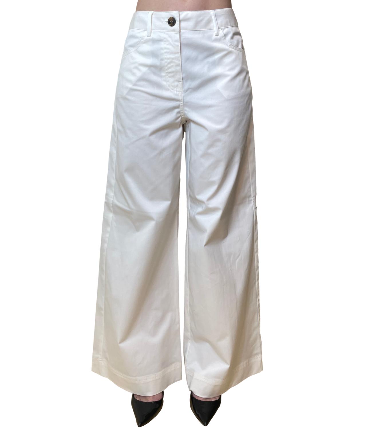 Emme Marella Pantalone Bianco da Donna