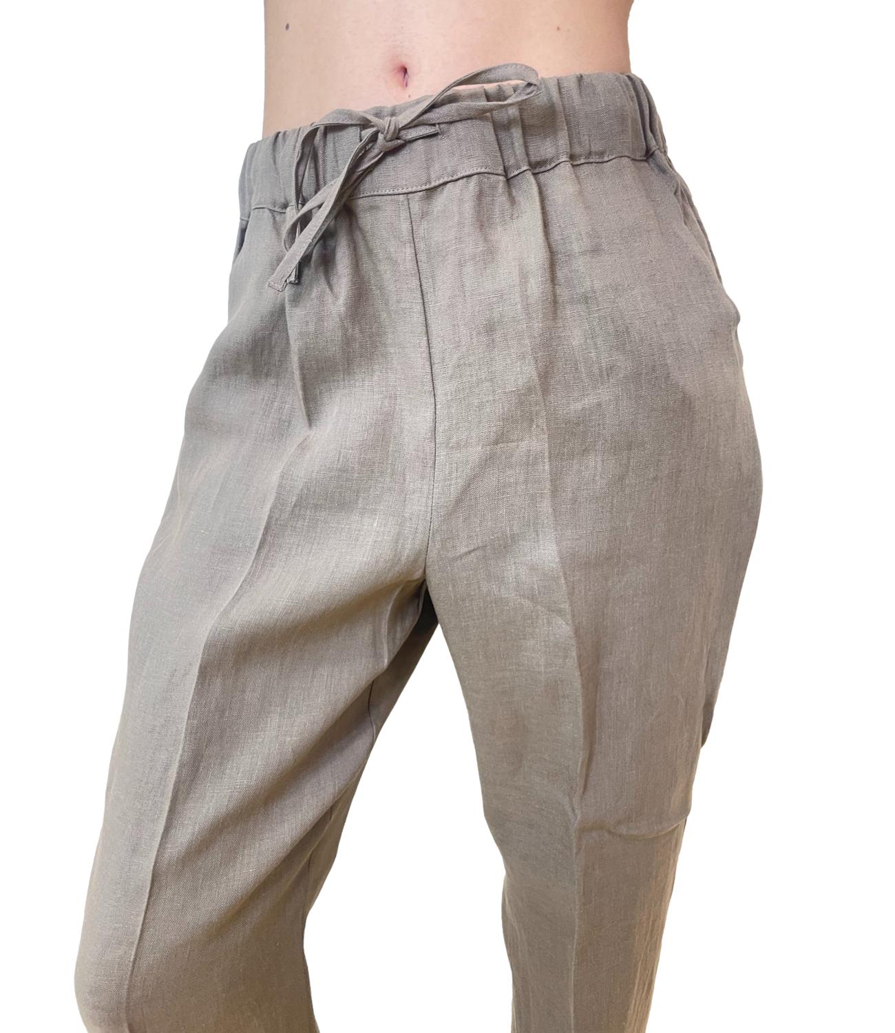 Emme Marella Pantalone Tortora da Donna