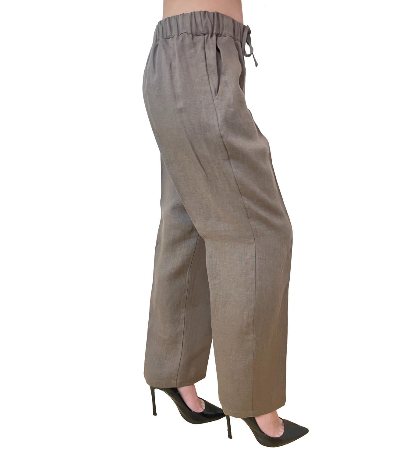 Emme Marella Pantalone Tortora da Donna