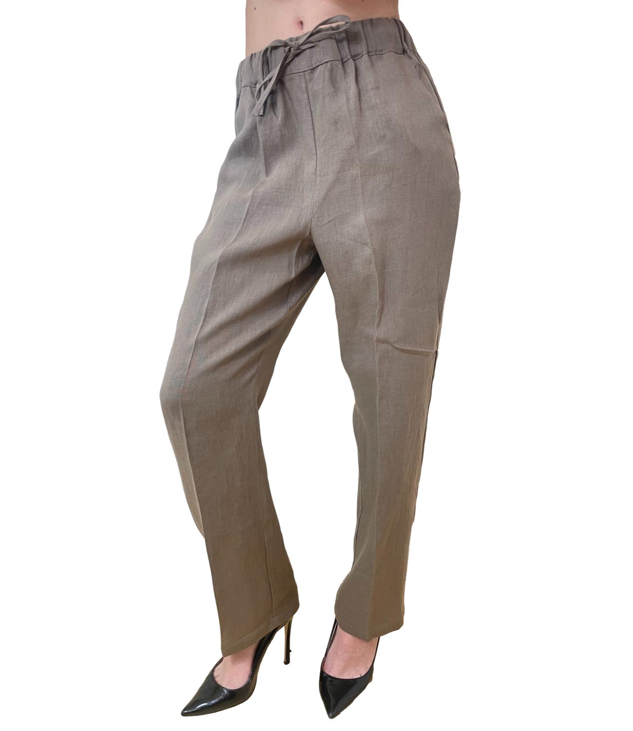 Emme Marella Pantalone Tortora da Donna
