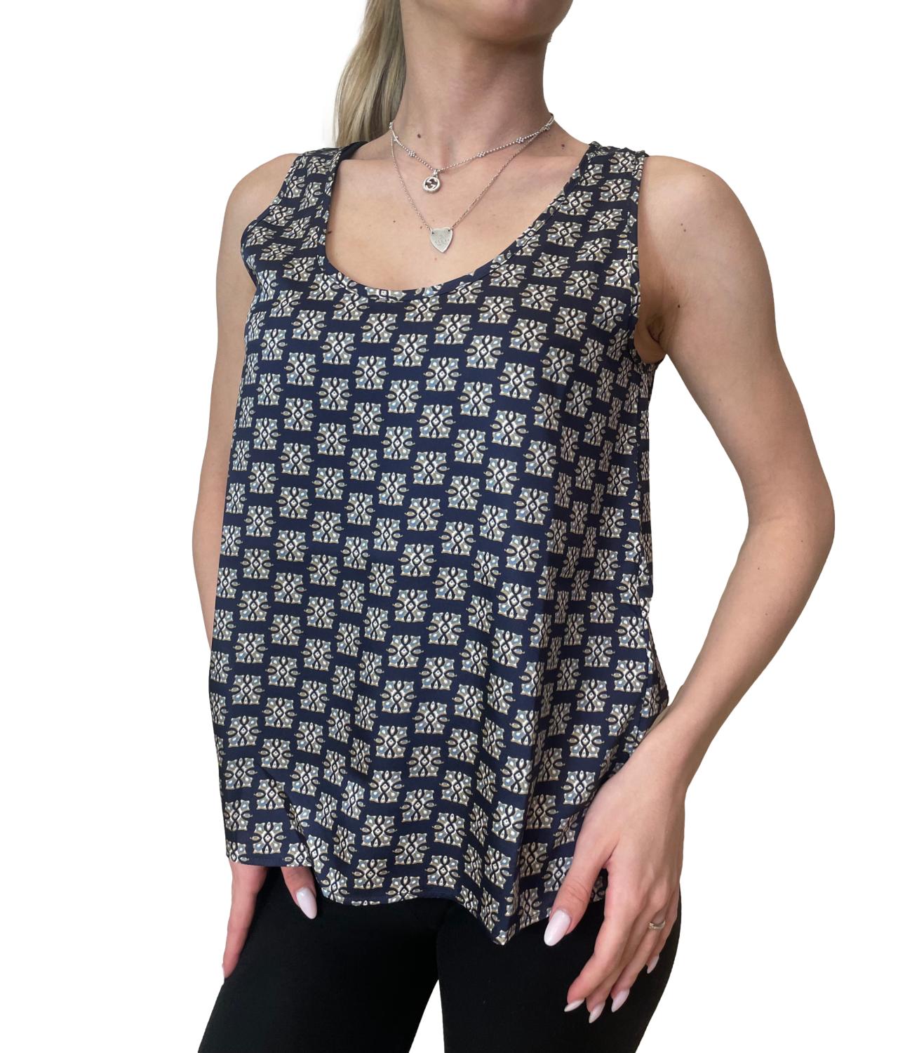 Emme Marella Top Blu da Donna