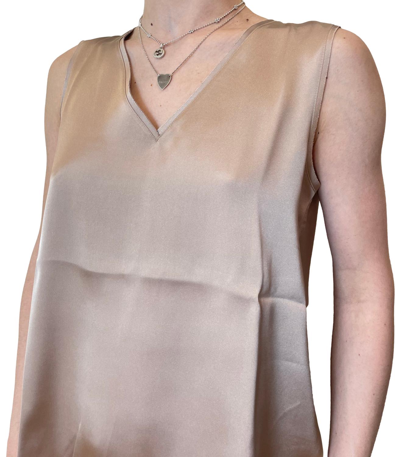 Emme Marella Top Beige da Donna