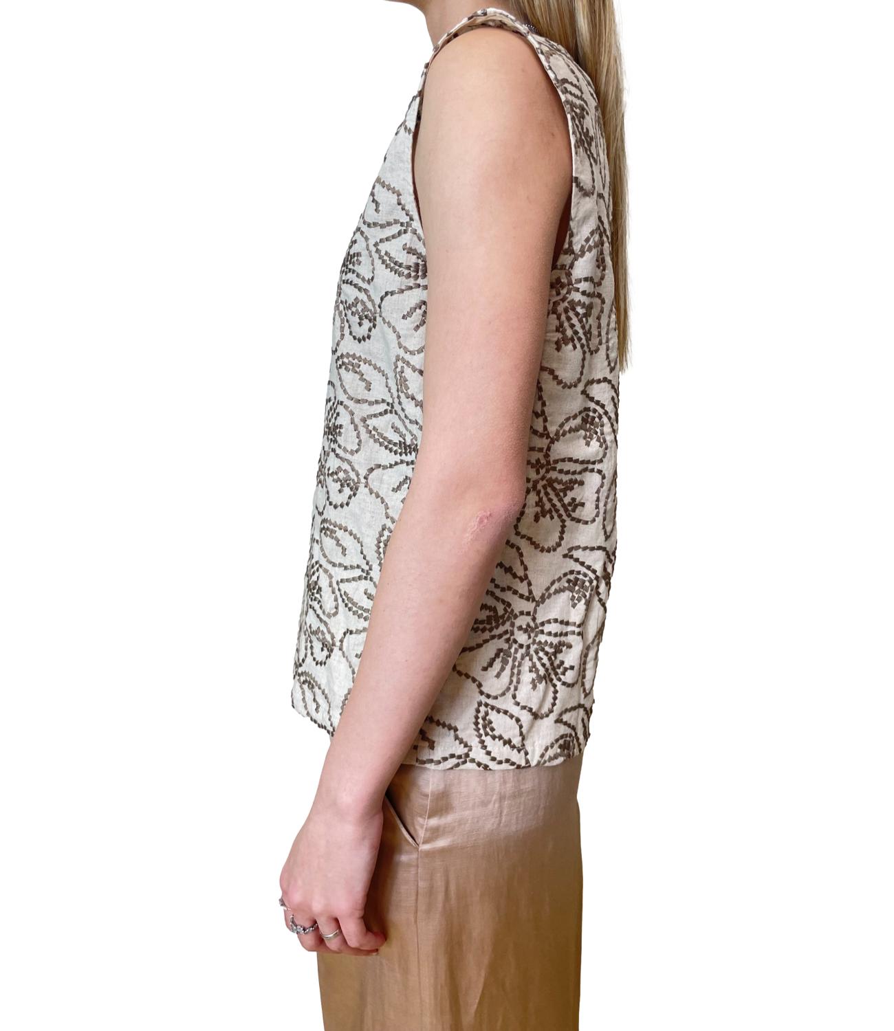 EMME MARELLA Top tortora donna
