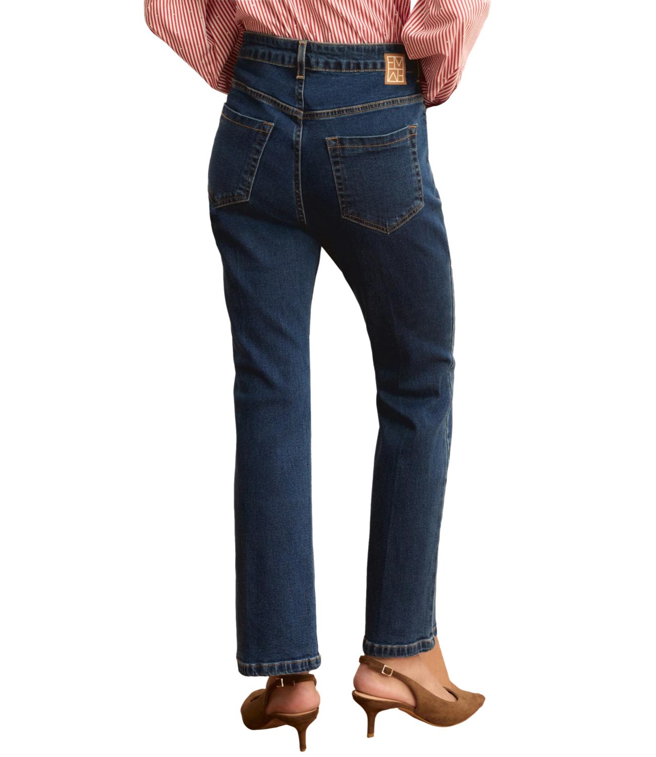 Emme Marella Jeans Emmslimflare Blu Scuro Donna