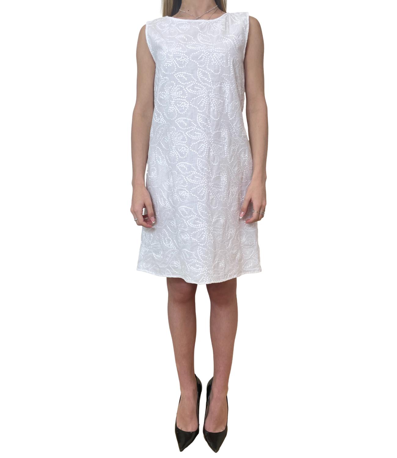 Emme Marella Abito Bianco Ottico da Donna