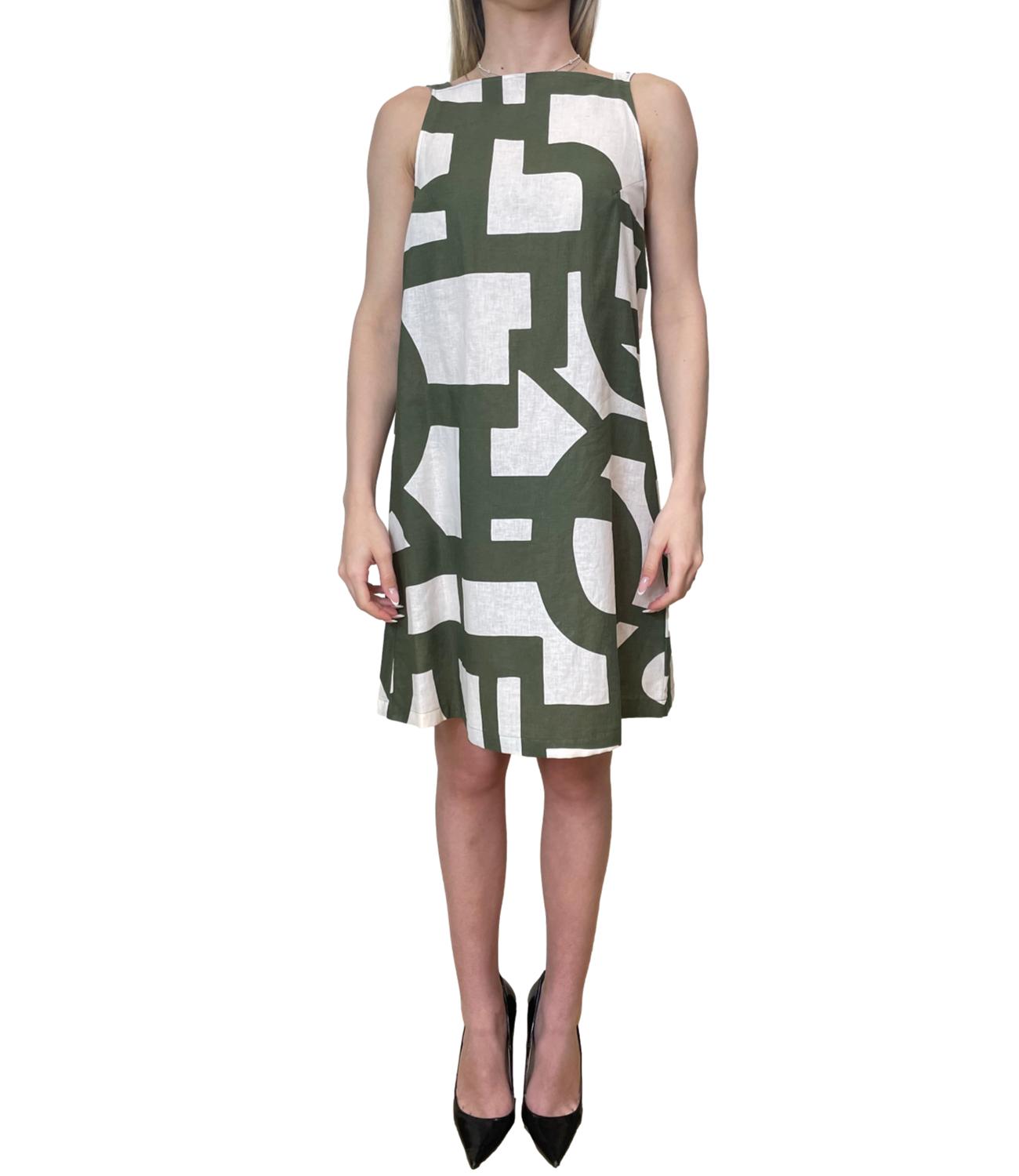 Emme Marella Abito Verde Militare da Donna