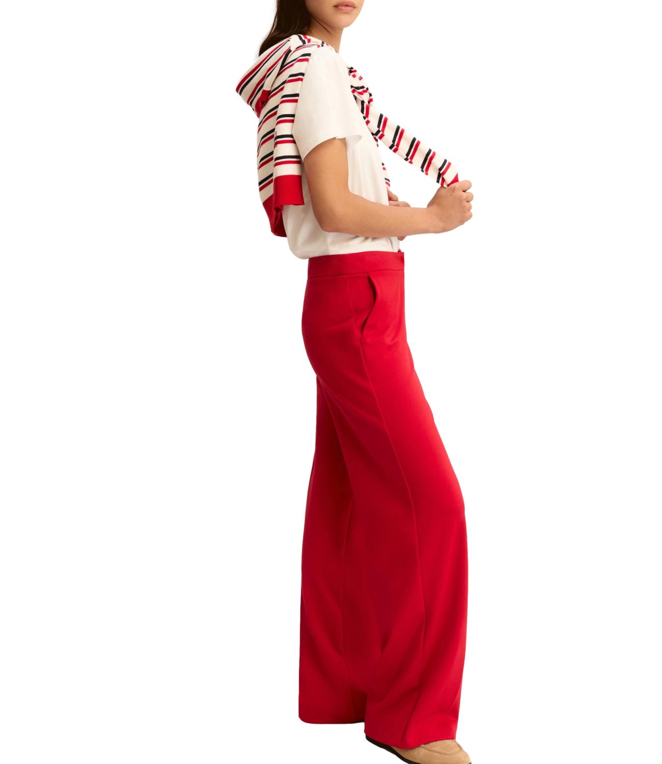 Emme Marella Pantalone Rosso da Donna